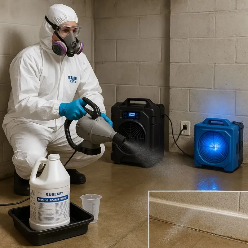 Sanitization and Odor Removal process in North Oaks, MN