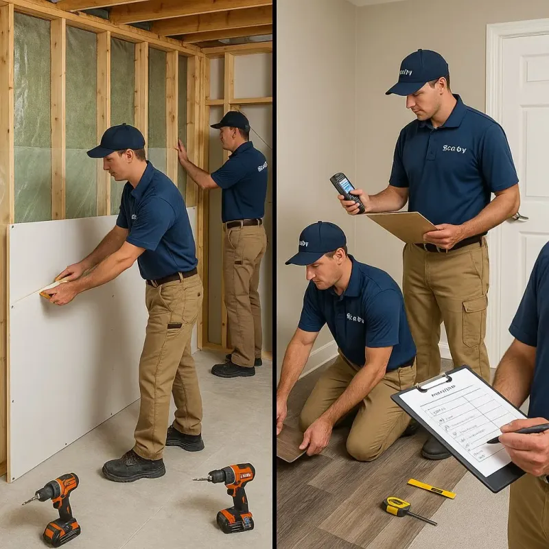 Repairs and Reconstruction process in North Oaks, MN